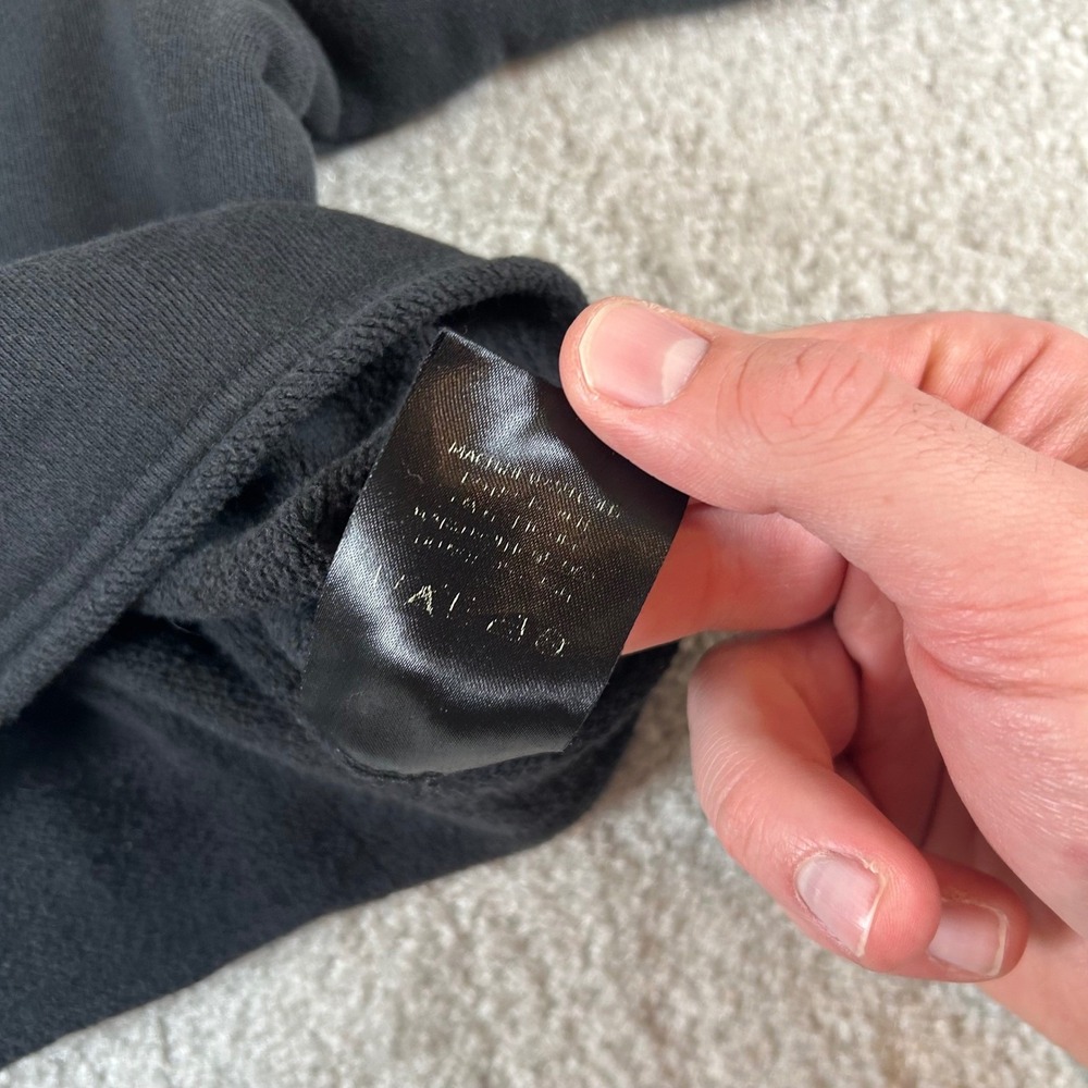 Darc Sport Wolves Grit Before Glory Cropped Sweatshirt Black Limited Edition L - Picture 7 of 15